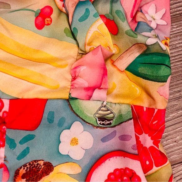 Nwt sucre fruit summer print long pant tank romper / jumper 1 piece outfit 2t - Picture 3 of 7